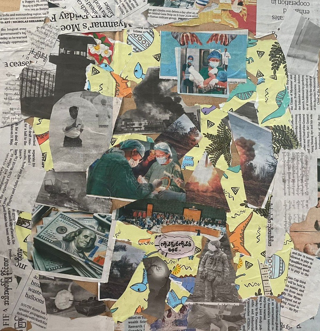 Collage by Aye Kyawt Paing